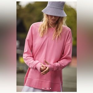 GUC Anthro Sweaty Betty After-Class Split Sweatshirt